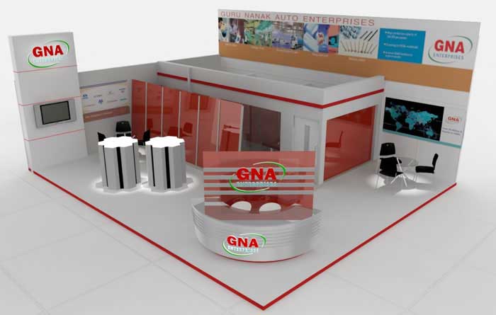 GNA  Enterprise booth design