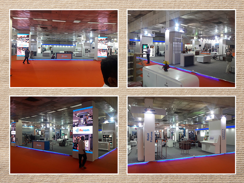 Stall Designed with Latest ideas for Renam Retail in Retail Exhibition