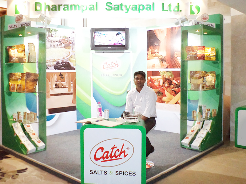 Exhibition Stall Designed and Fabricated for DS Group in Chef Meet Exhibition